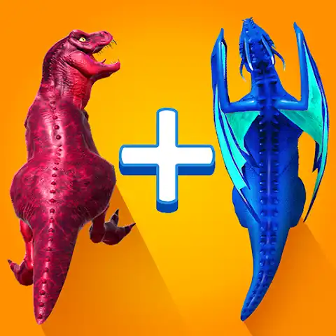 Merge Master Dinosaur Monster Logo